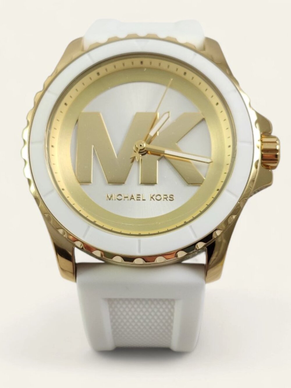 Michael Kors MK7535 Everest Watch New In Box White Gold Women's - Picture 2 of 4